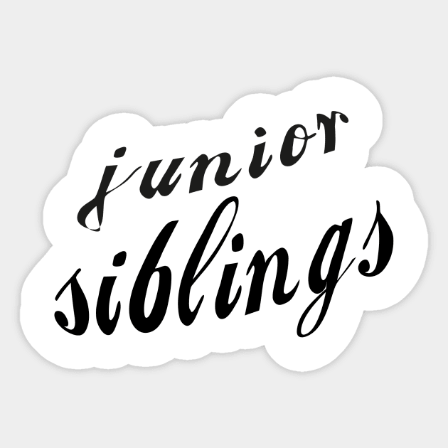 junior siblings Sticker by HAIFAHARIS